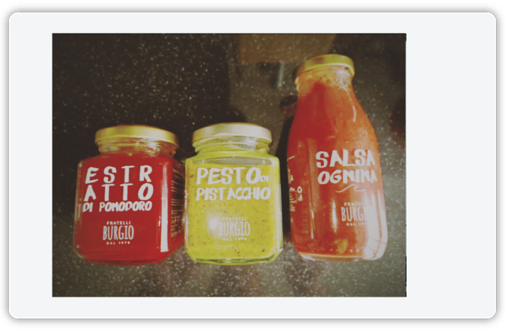 The selection of Chiara's favourite products from her store.